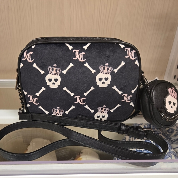 NEW Juicy Couture Skull Haunted Crossbody Handbag - Picture 2 of 5